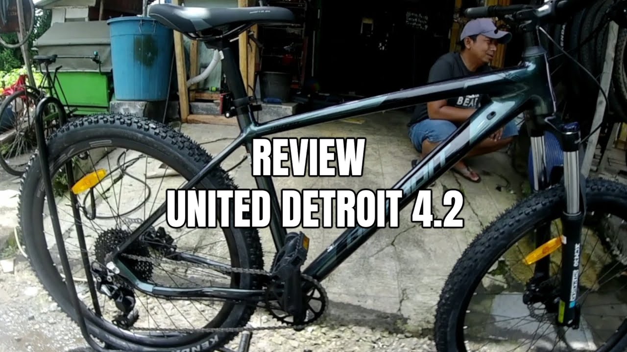 UNBOXING SEPEDA UNITED DETROIT 4.2 // rekomendasi GOWESER PEMULA sudah pakai deore 10 Speed 😱