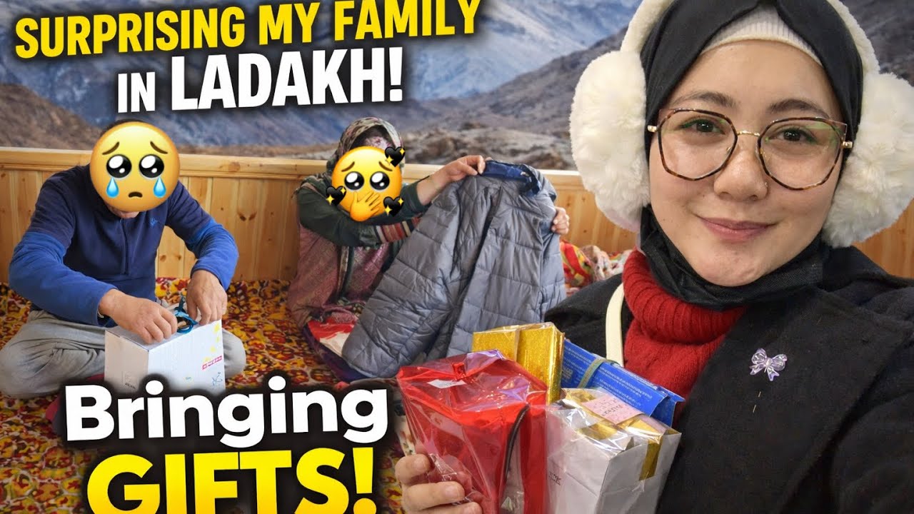 Back to Ladakh After So Long… Family Surprise Gone Emotional 🥹#ladakhivlogger #farheentabasumvlogs 