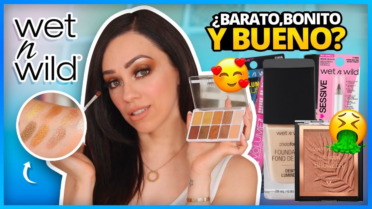 BARATO, BONITO... PERO ES BUENO?! | PRUEBO TODO EL MAQUILLAJE DE WET N WILD! (TERMINA RARO...)