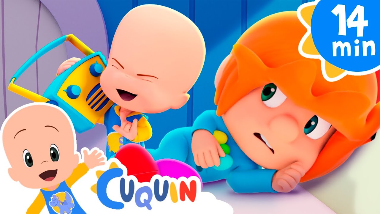 Dando vueltas en la cama con Diez Huevos Sorpresa | Cleo & Cuquín: canciones infantiles