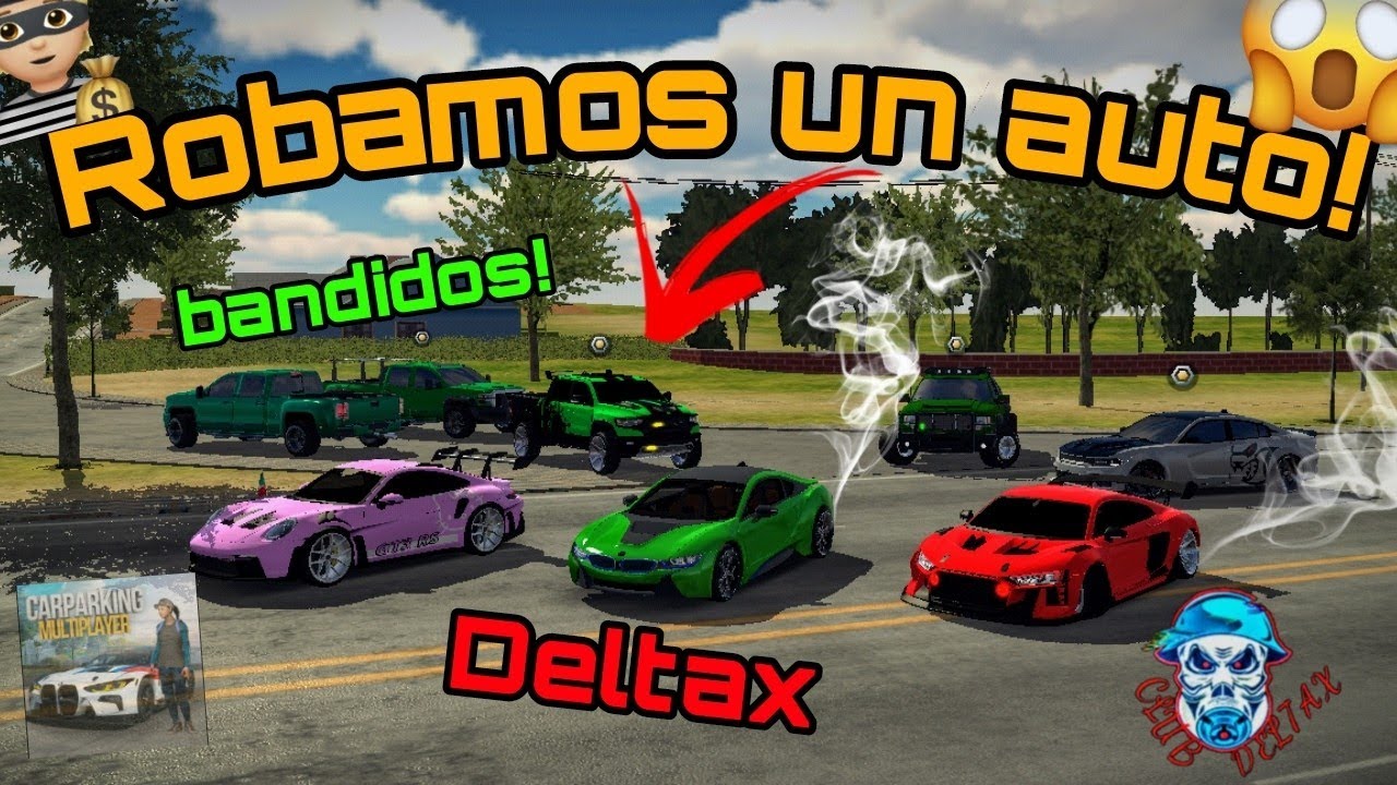 Organice un plan para robarle un auto a unos bandidos en Car Parking Multiplayer 😳🔥