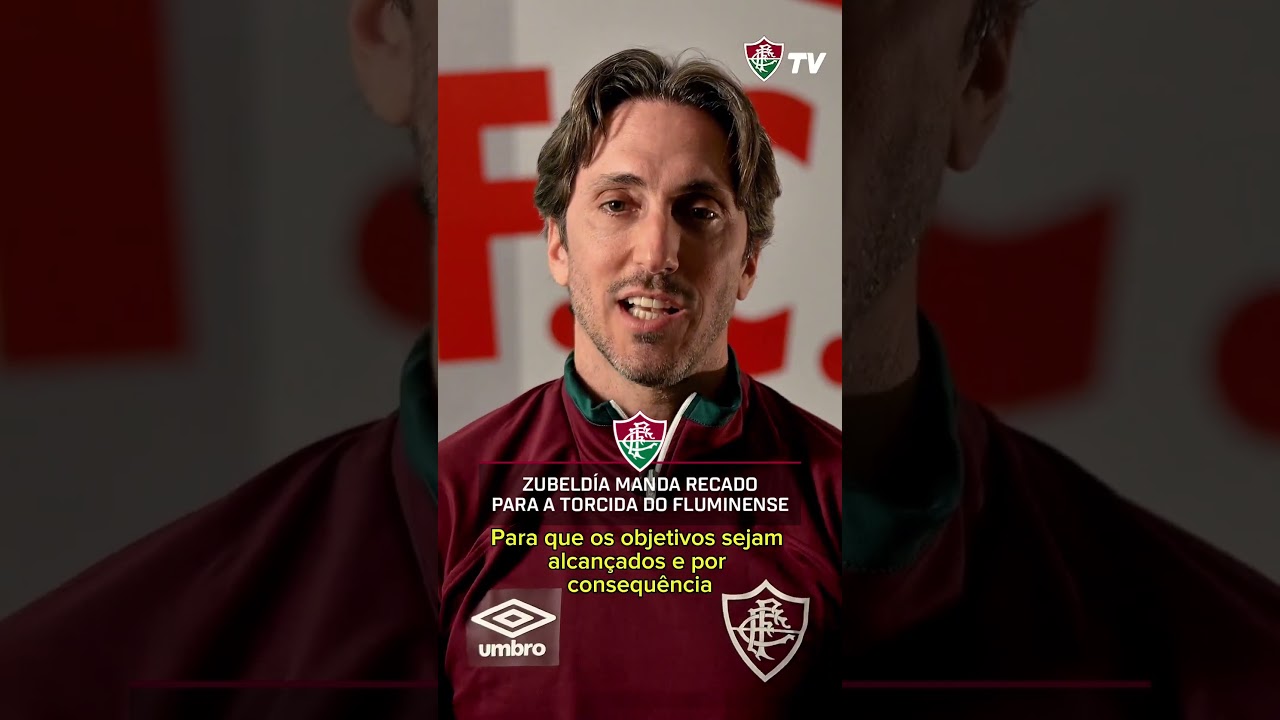 FALA, ZUBELD&Iacute;A! 🗣️ NOVO TREINADOR DO FLUMINENSE MANDA RECADO PRA TORCIDA #shorts