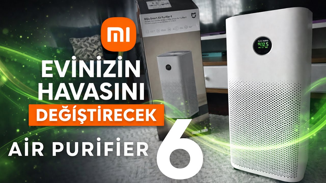 Türkiye'de İLK 🇹🇷 Xiaomi Mijia Air Purifier 6 Hava Temizleyici Detaylı İnceleme