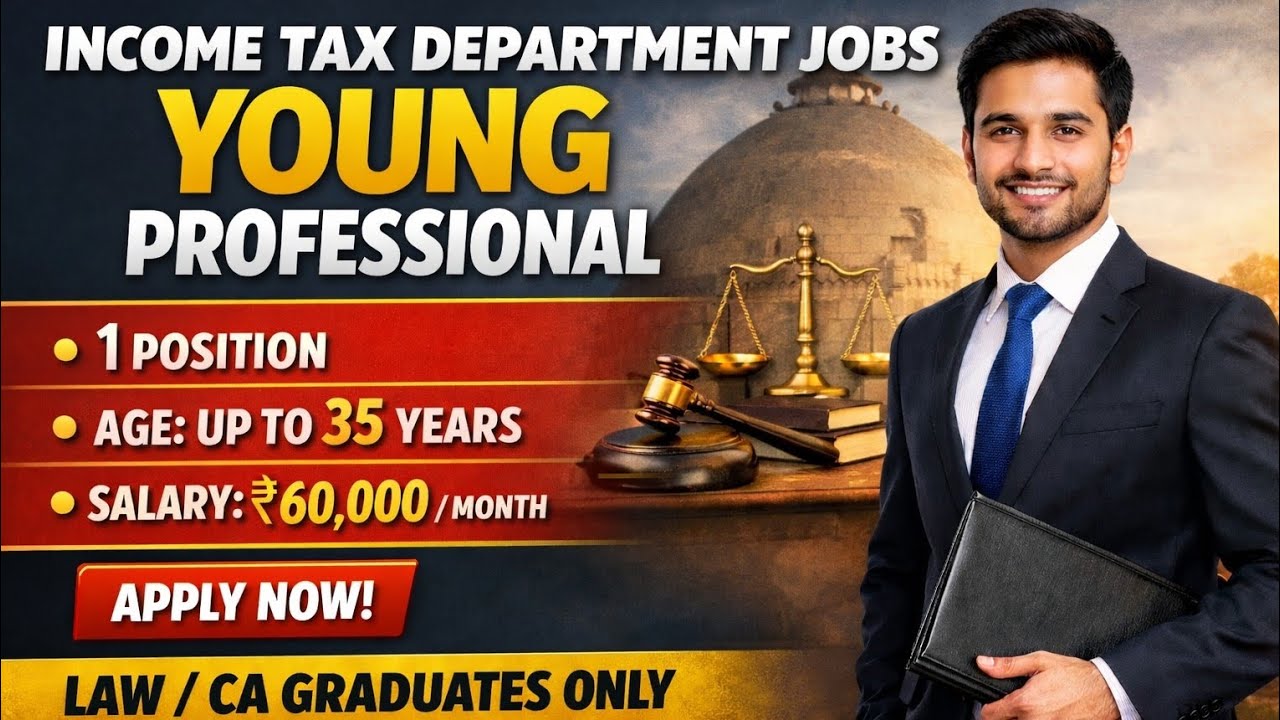 INCOME TAX DEPARTMENT RECRUITMENT 2026