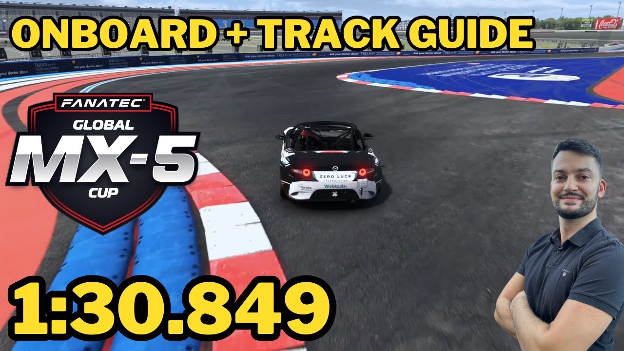 iRacing Track Guide   Master the MX5 at Charlotte Roval! #iracing #mx5 #charlotte