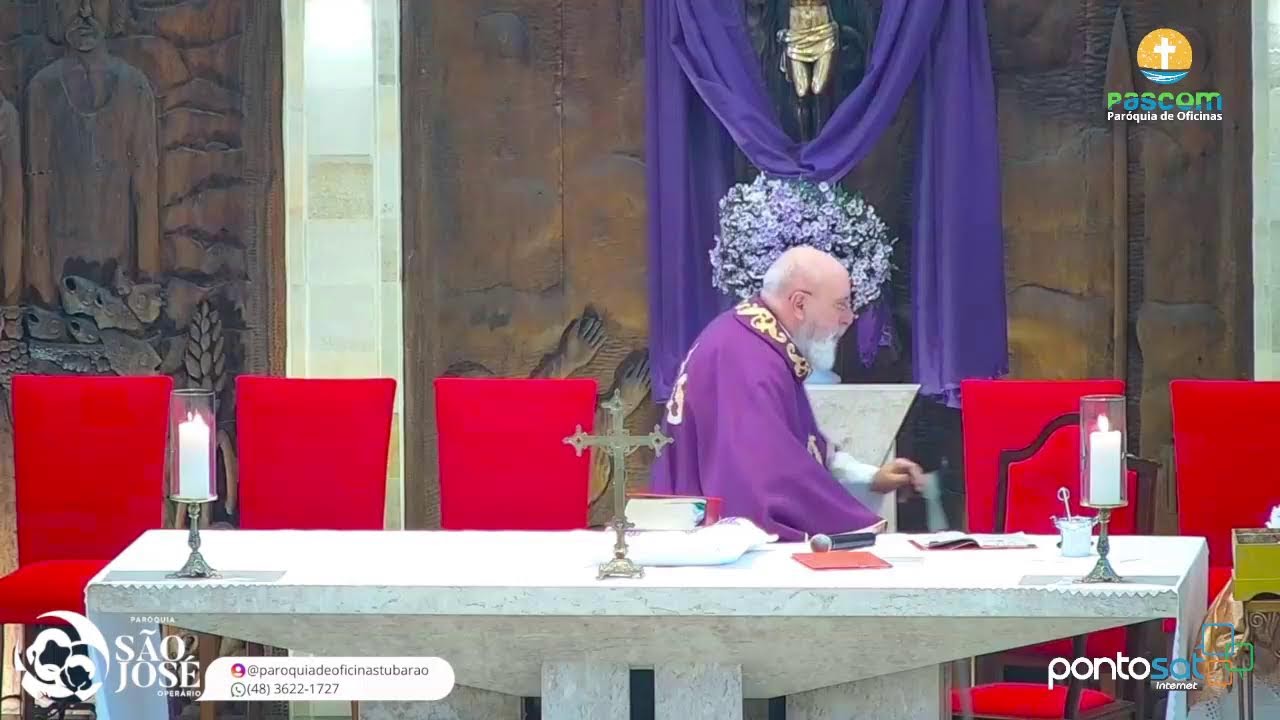 Missa e Novena à São José e pela Saúde I Sexta-Feira 27/02 às 16H Presidida pelo Pe. Rogério Ramos..