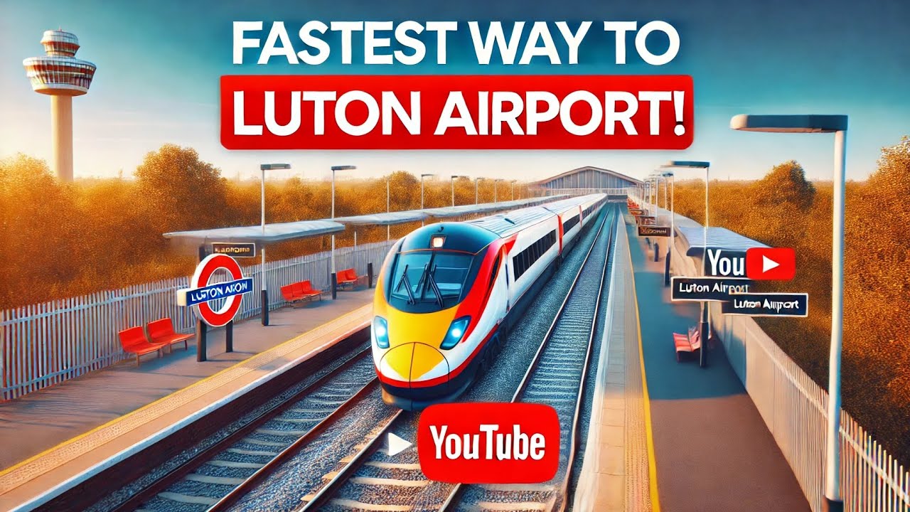 ✈️Fastest Way to Luton Airport: EMR Train & DART &ndash; Just 32 Minutes from London!