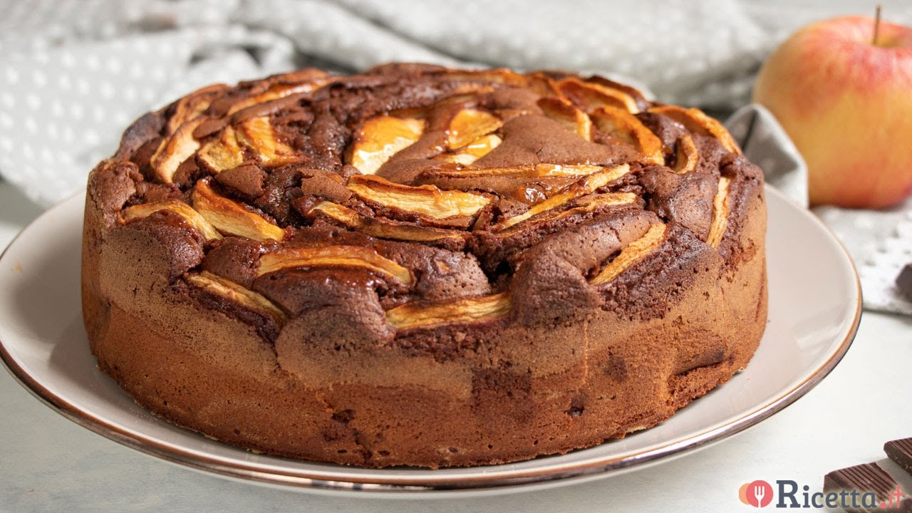 Torta di mele e cioccolato - Ricetta.it