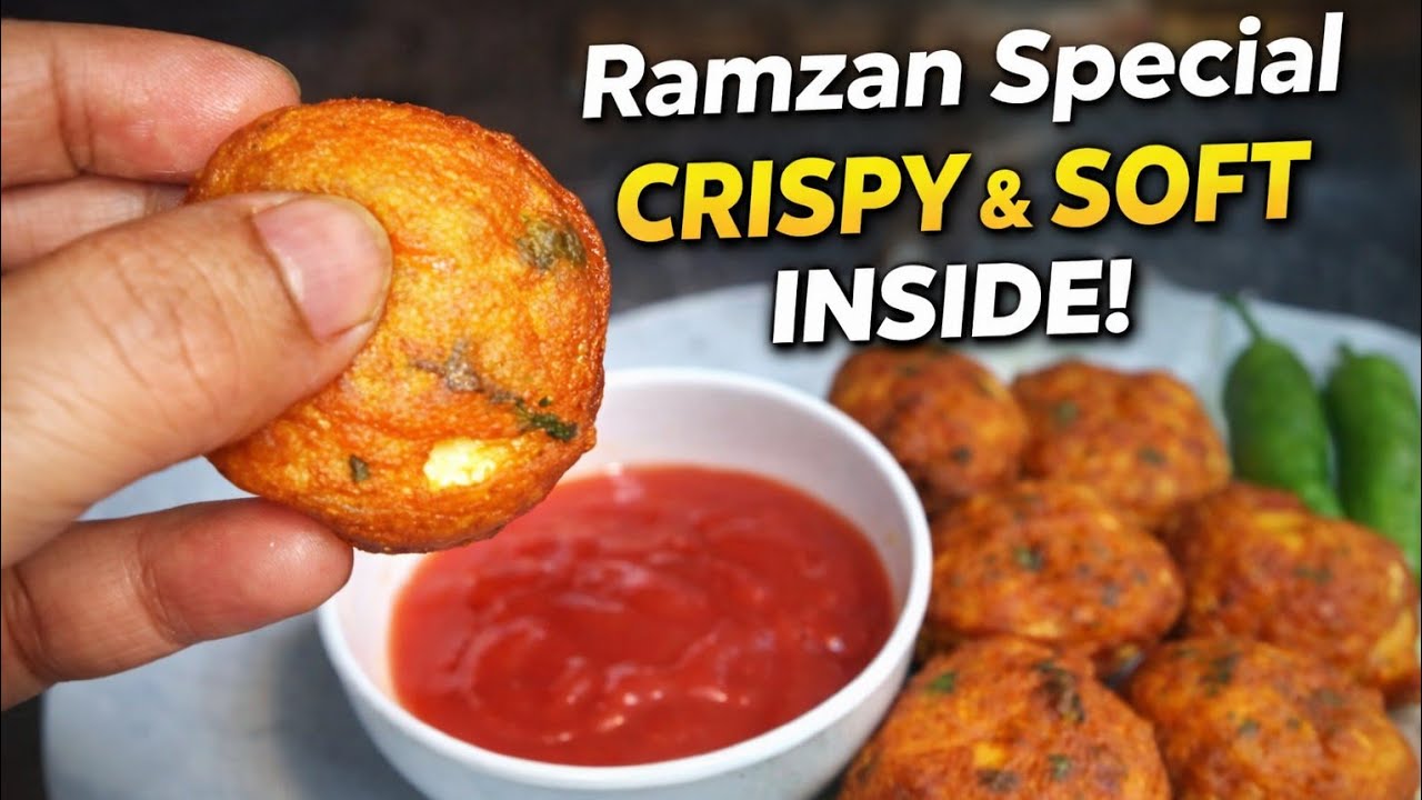 Ramzan Special Crispy Aanda Pakora 🤤 | Bahar Se Crispy Andar Se Soft!