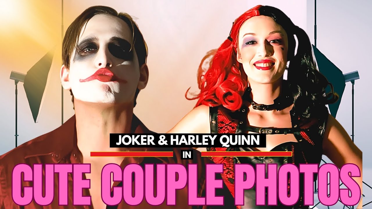 Joker & Harley Quinn's CUTE COUPLE PHOTO CHALLENGE