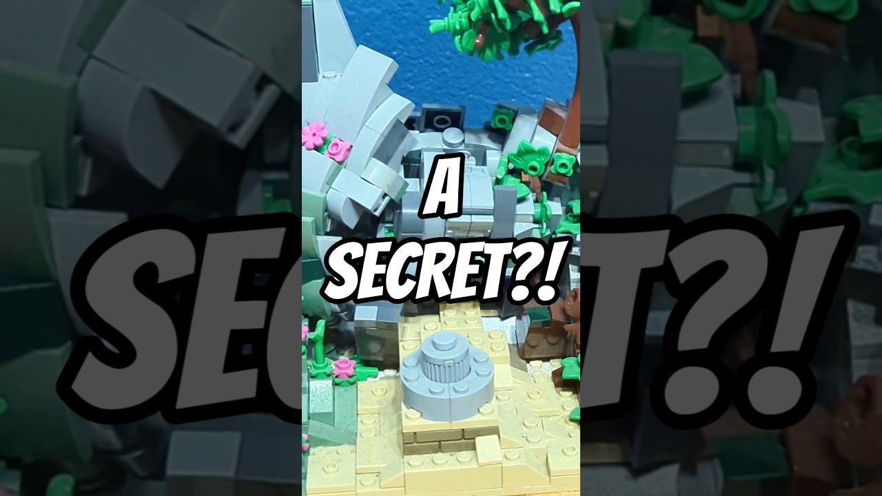 There's a SECRET in this LEGO cliff side! #lego #fantasy