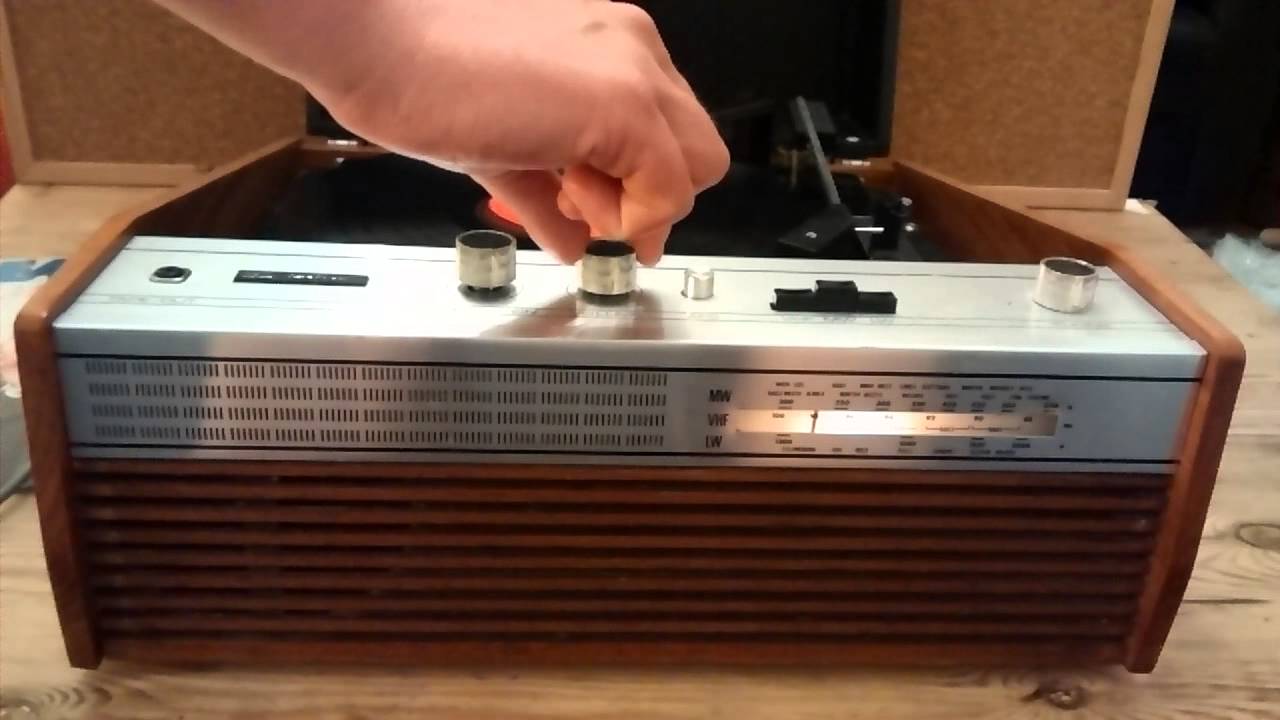 Vintage BSR Halcyon record player 1960s-70s
