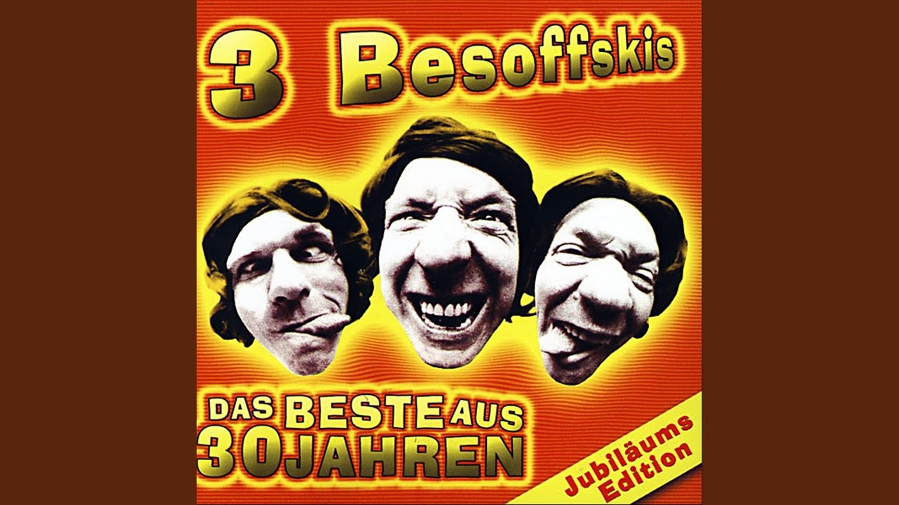 Wir trinken das schäumende Bier