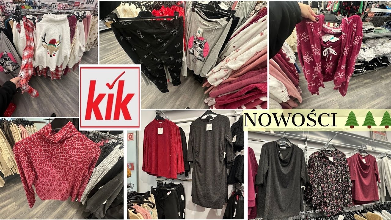 📍KIK BORDOWE BLUZKI I TANIE WELUROWE DRESY ❤️ SYLWESTROWE SUKIENKI 🪩 ŚLICZNE GOLFY, TUNIKI, PIŻAMY 🎄