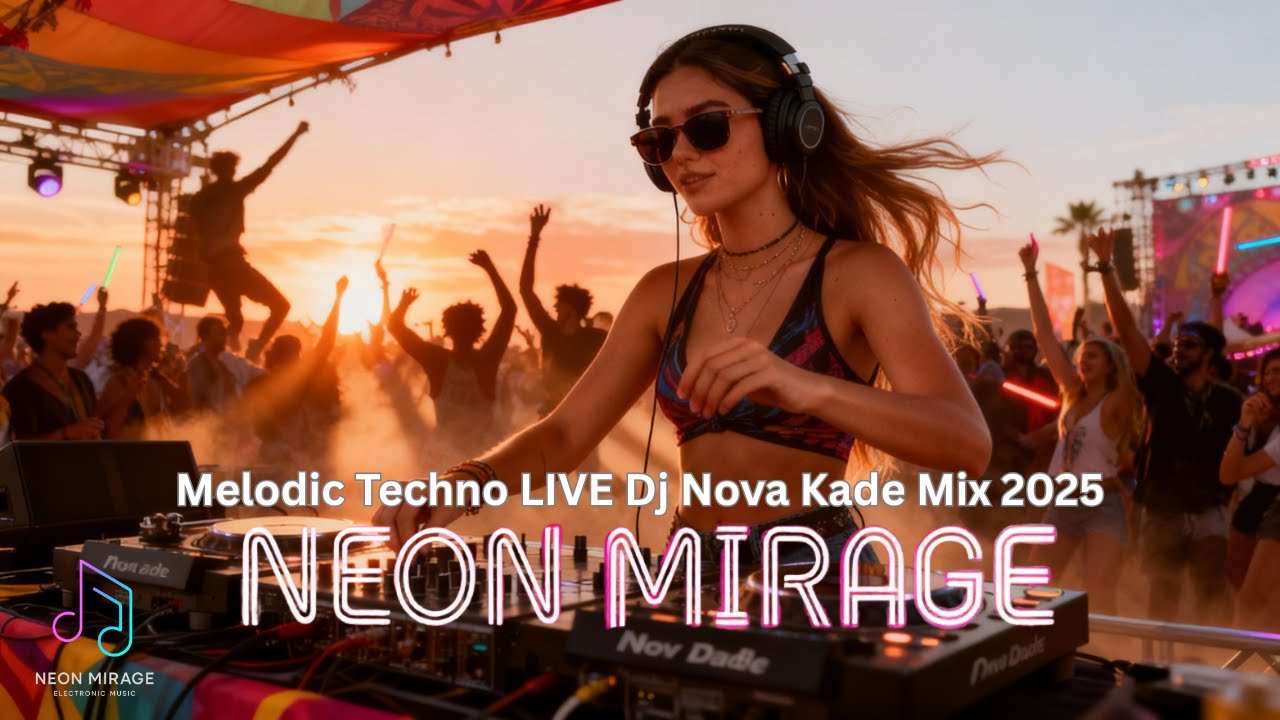 Melodic Techno LIVE Dj Nova Kade Mix 2025   Desert Mirage
