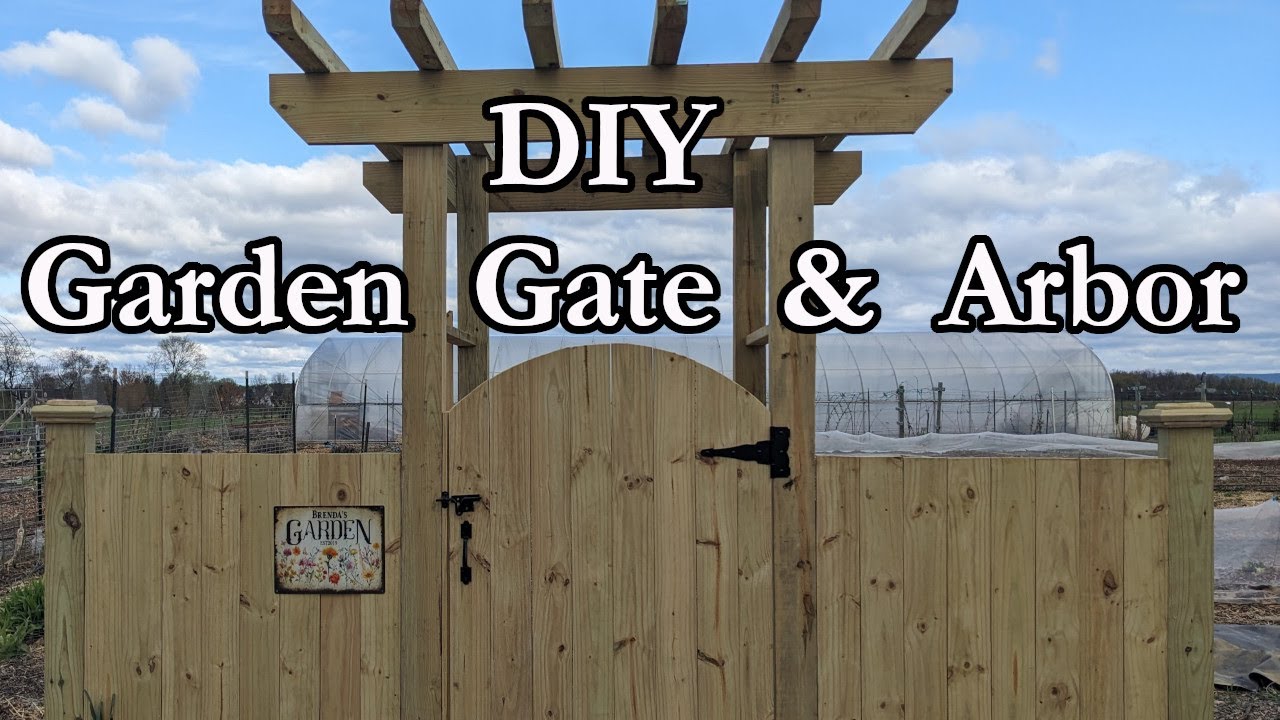 Garden Arbor Gate Build – Elegant & Functional!