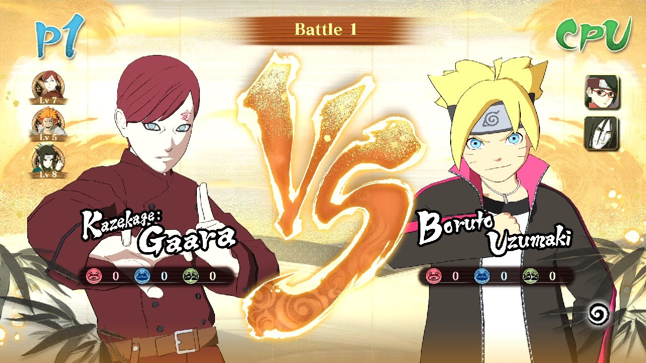 Kazekage GAARA vs BORUTO UZUMAKI (Super Hard) NARUTO X BORUTO Ultimate Ninja STORM CONNECTIONS
