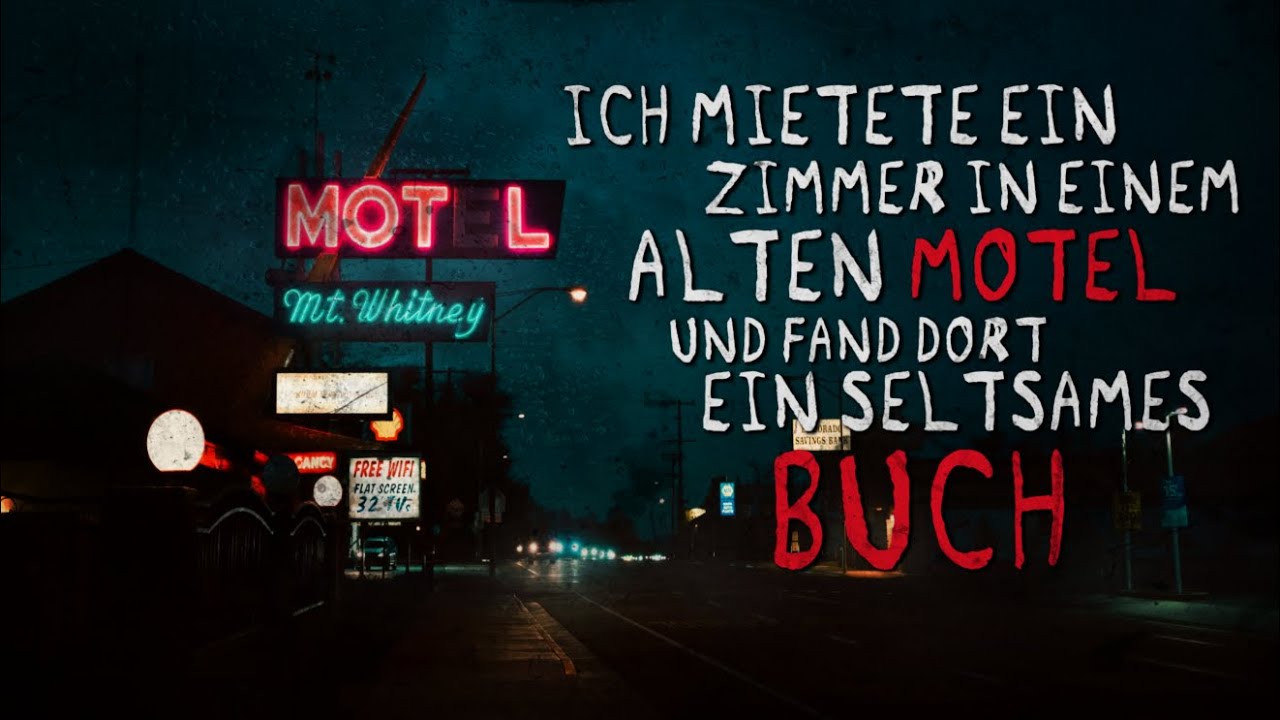 Ich mietete ein Zimmer in einem alten Motel und... | Creepypasta german deutsch [Horror Hörbuch]
