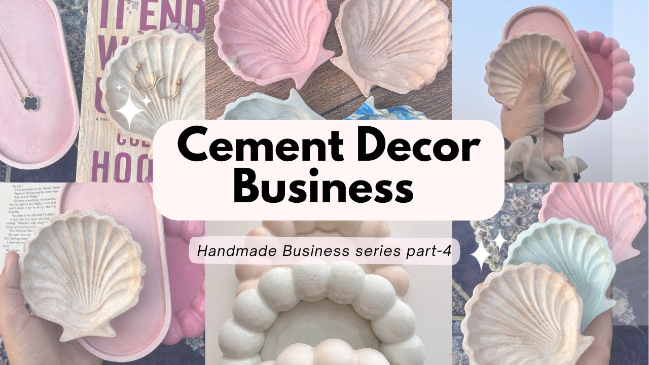 Aesthetic Cement & Jesmonite Tray DIY | Profitable Home Decor Business 2026 (part 4) #smallbusiness