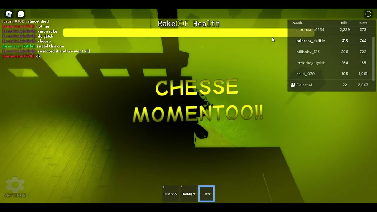 RakeOOF kill test fan made: cheese hour theme song.