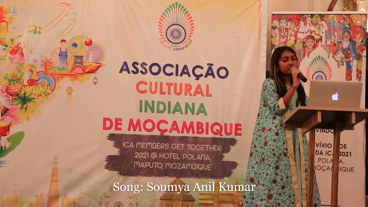Song by Soumya Anilkumar @ INDIAN CULTURAL ASSOCIATION MOZAMBIQUE GET TOGETHER AT MAPUTO.
