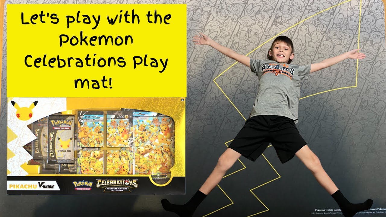 Pokemon Celebrations Play Mat V Union Box Opening...Did we find that Charizard!