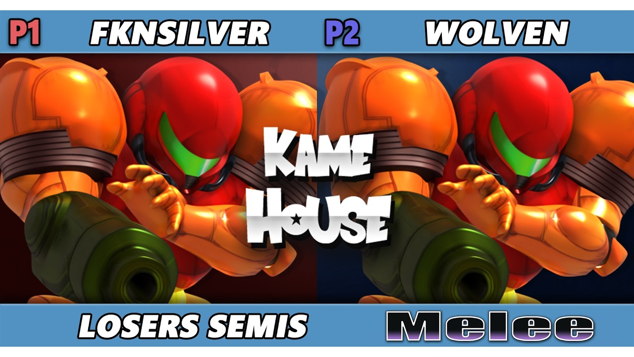 Kame House 145 LOSERS SEMIS - fknsilver (Samus) Vs. Wolven (Samus) Smash Melee - SSBM