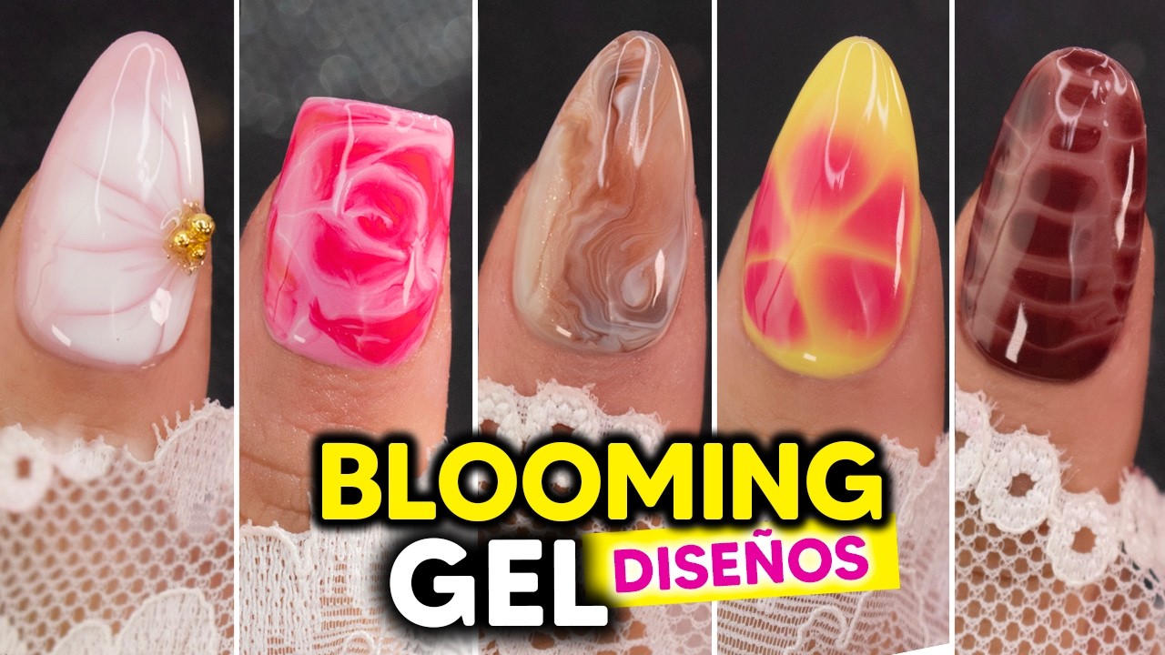 Diseños usando BLOOMING GEL - Fácil y Rapido