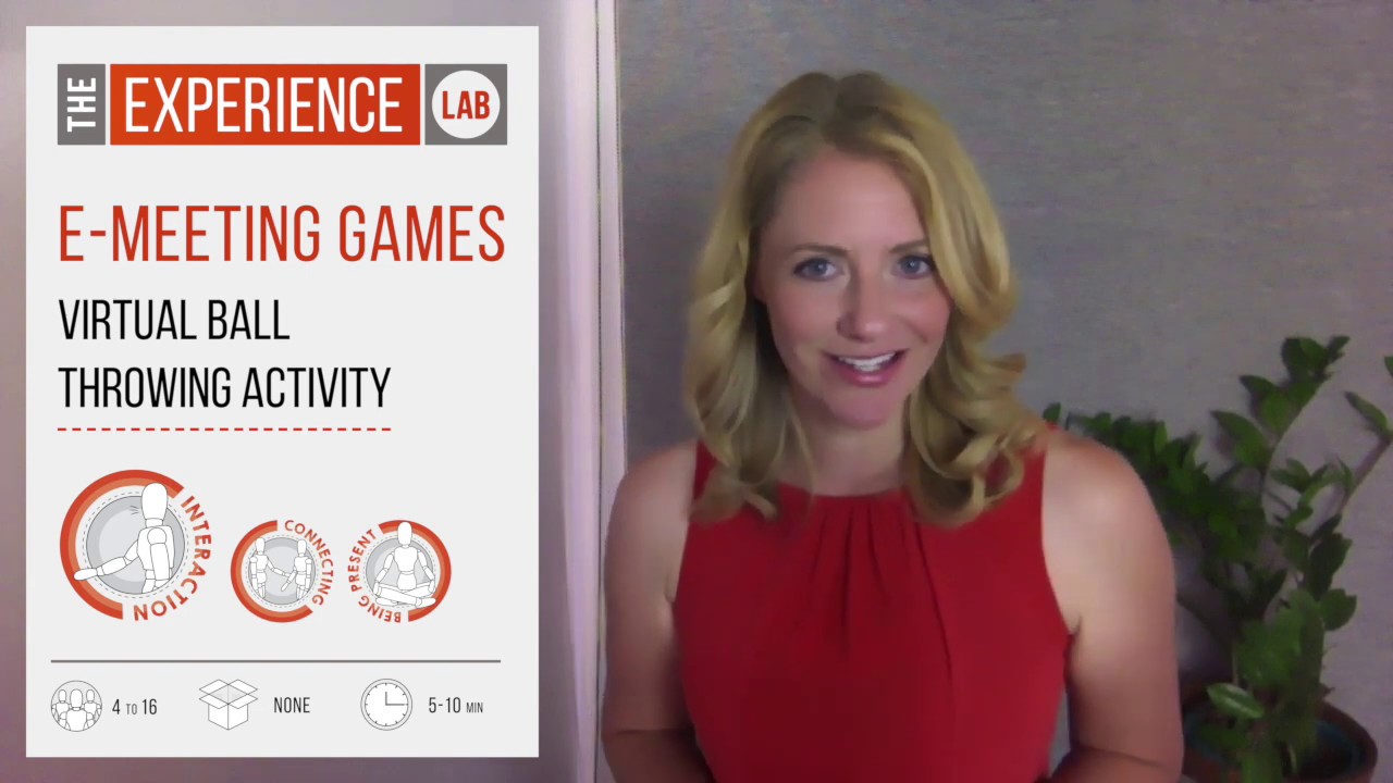 E-meeting Games - Virtual Ball Throwing Activity - The Experience Lab