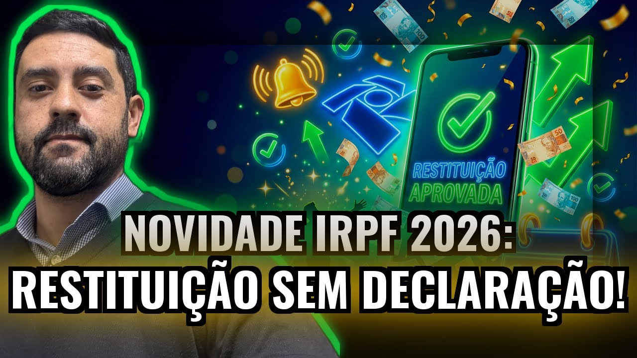 PRINCIPAL NOVIDADE DO IRPF 2026: Cashback (restitui&ccedil;&atilde;o no pix mesmo sem entrega da declara&ccedil;&atilde;o)