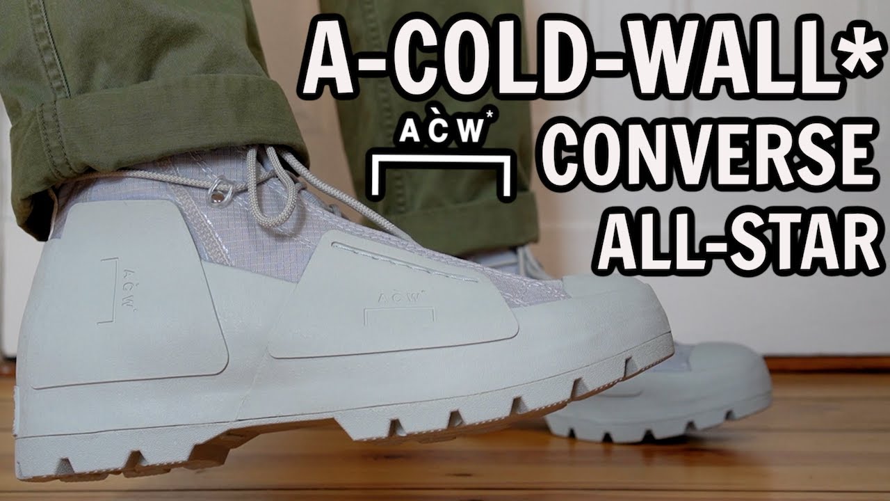 A COLD WALL x CONVERSE ALL STAR CHUCK TAYLOR LUGGED REVIEW & ON FEET + SIZING.. ARE THESE WORTH IT?