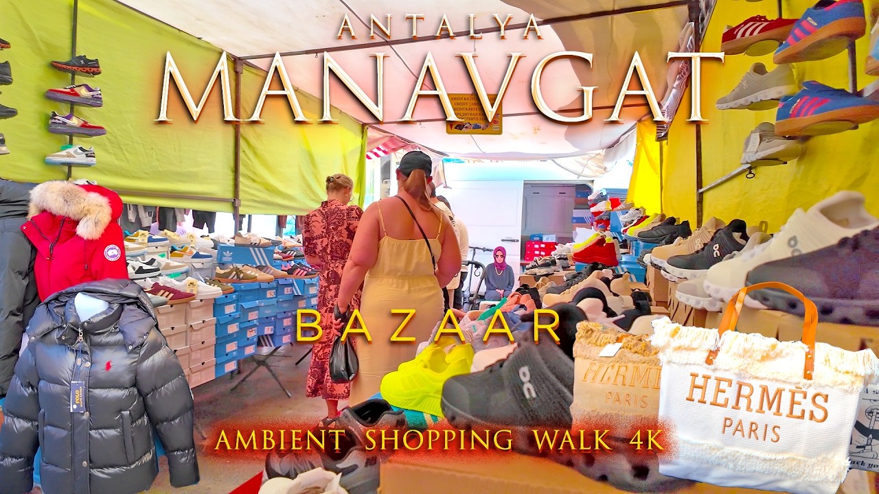 Manavgat BASAR am DONNERSTAG 4K MARKT 🛍️ T&Uuml;RKEI #Antalya #side