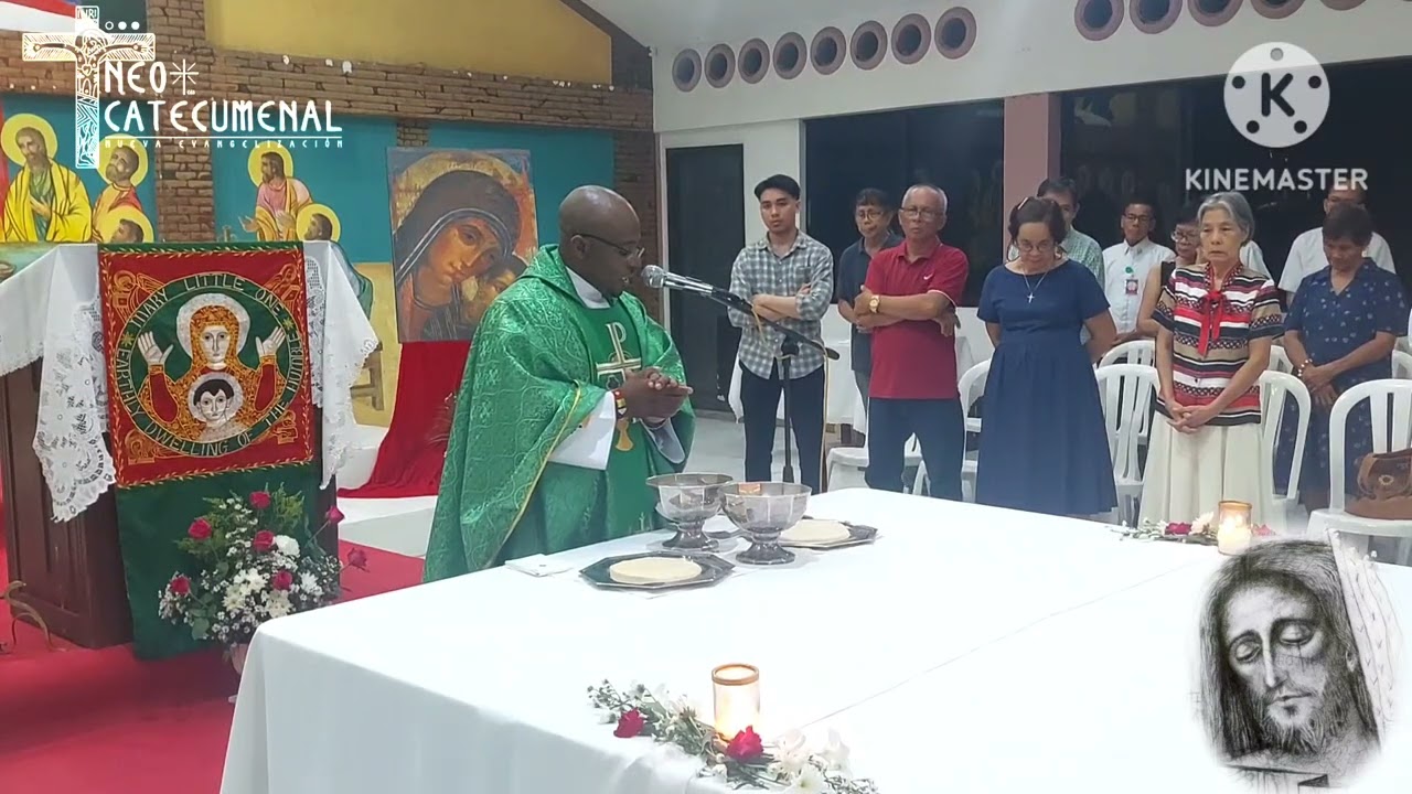Fr. Peter Ntien Holy Eucharist, Eucharistic Prayer NeoCatechumenal Way  June 28 2024. Part 4