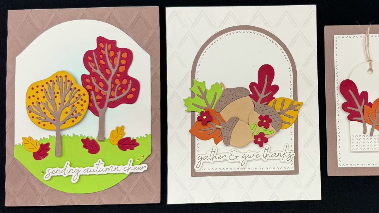 Spellbinders: Falling Leaves Card Class