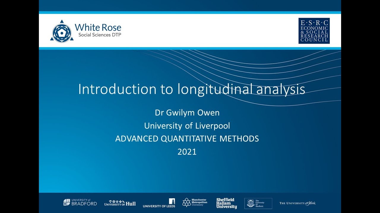 An introduction to longitudinal analysis