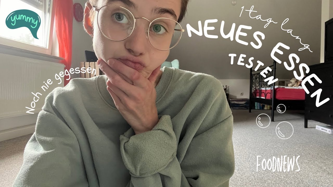 1 Tag lang nur Dinge essen, die ich noch nie probiert habe | vegan, Food News 🌱