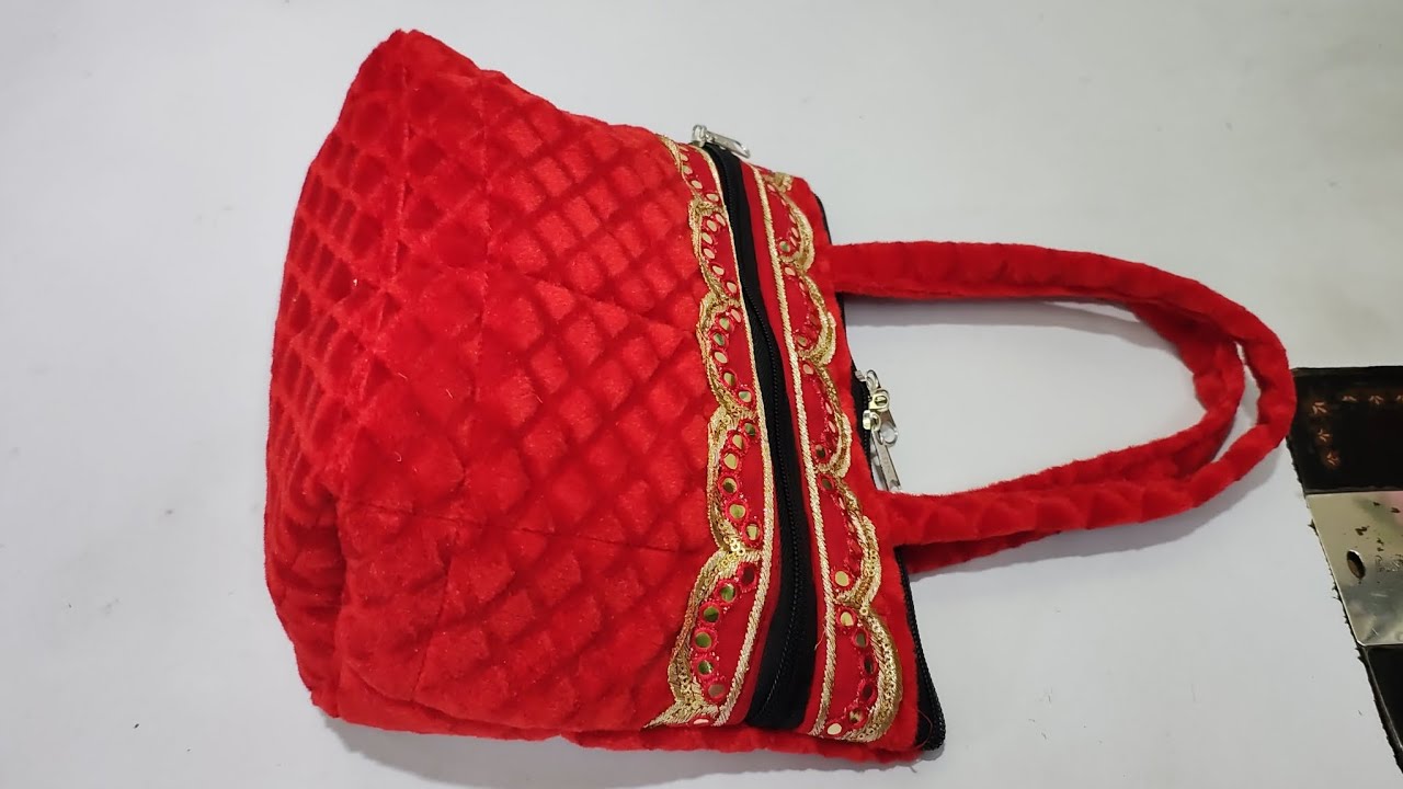 इतना सुंदर बैग की एक ही नजर में सबको पसंद आएगा/Beautiful/Small Handbag Making Easy Way Diy Tutorial 