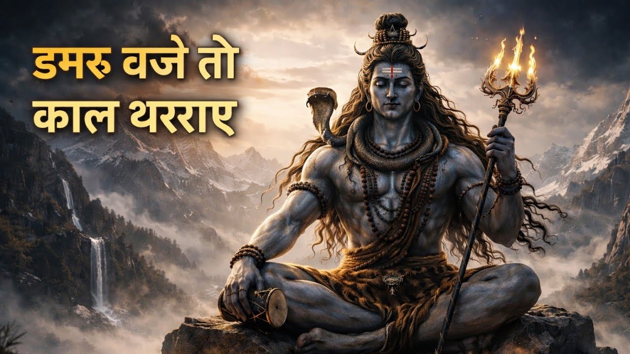 डमरू बजे तो काल थर्राए 🔥 |  Powerful Mahadev Bhajan - Nirantar Bhajan 