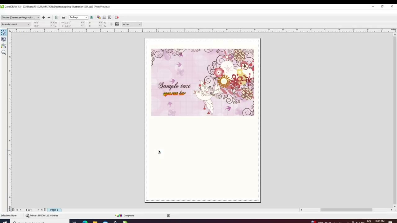 Druk sublimacyjny z Corel Draw