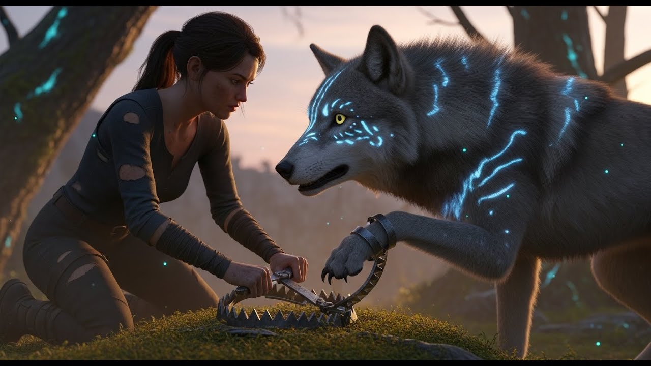 Neglected Strayed Alien Wolf Had its Paw Caught in a Trap Until a Human Girl Did The Unimaginable