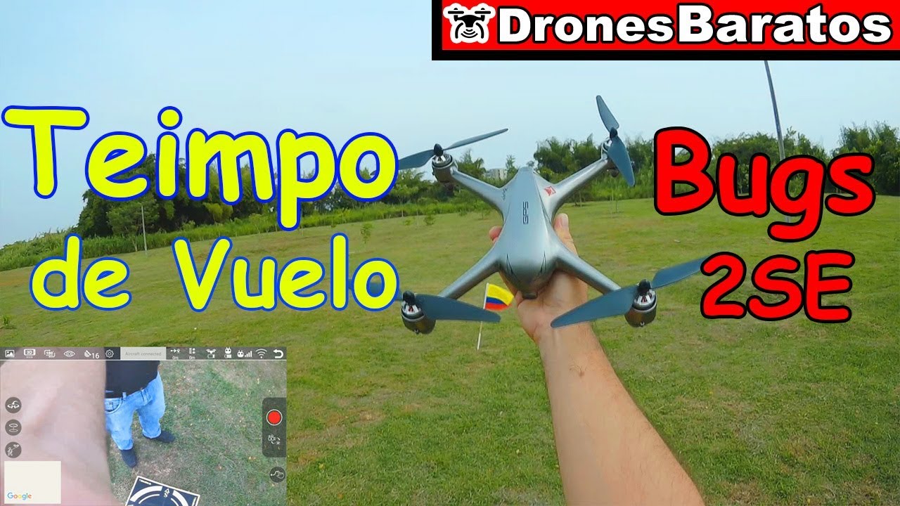 Drone Mjx Bugs 2 SE Tiempo de Vuelo y Prueba de la cámara FULL HD