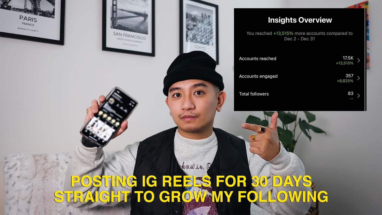 I Posted Instagram Reels For 30 Days To Grow My Following. (In-Depth Analysis + Tests)