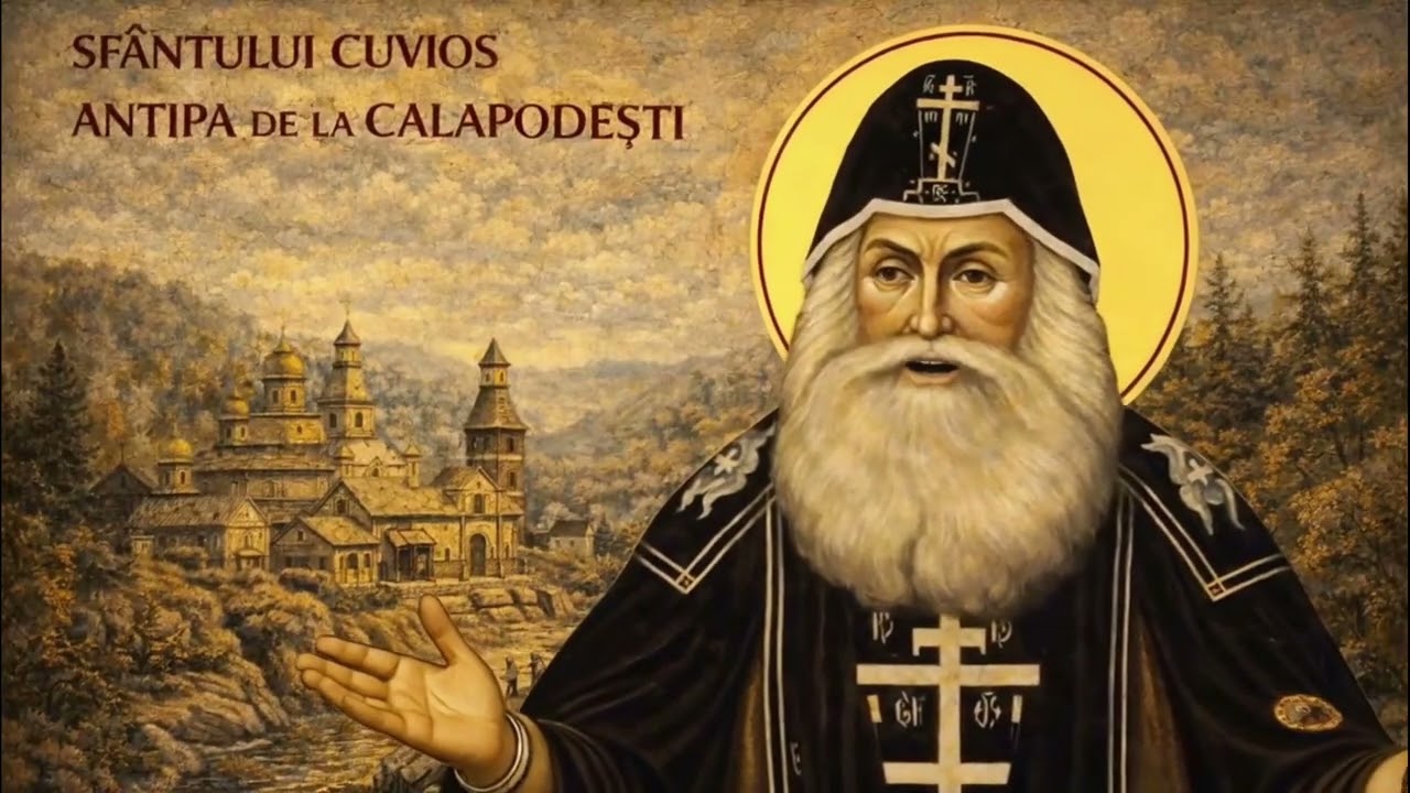 Acatistul Sfântului Cuvios Antipa de la Calapodești pentru ajutor in ispite si nevoi  - 10 ianuarie