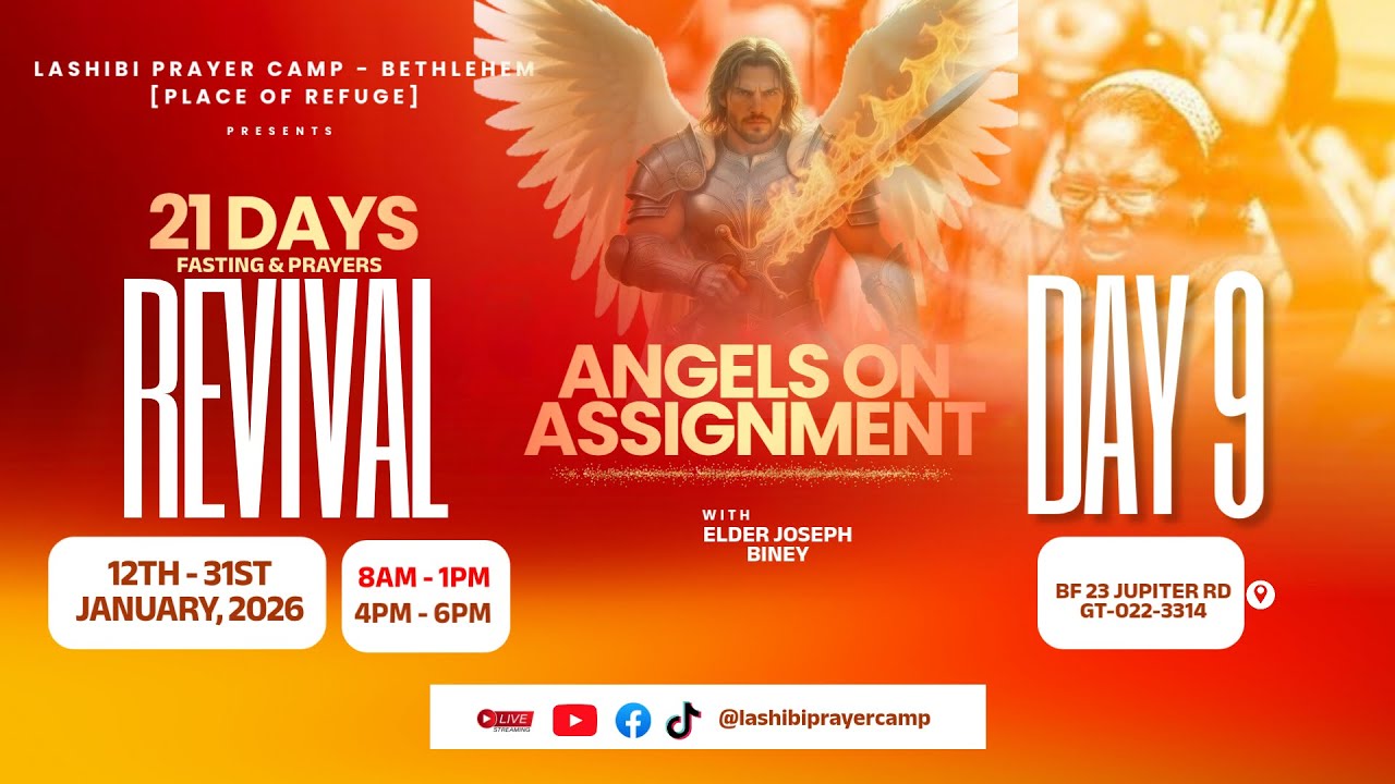 YOU ARE WATCHING THE 21 DAYS REVIVAL SERVICE . DAY 9..PT.1. 20.01.2026