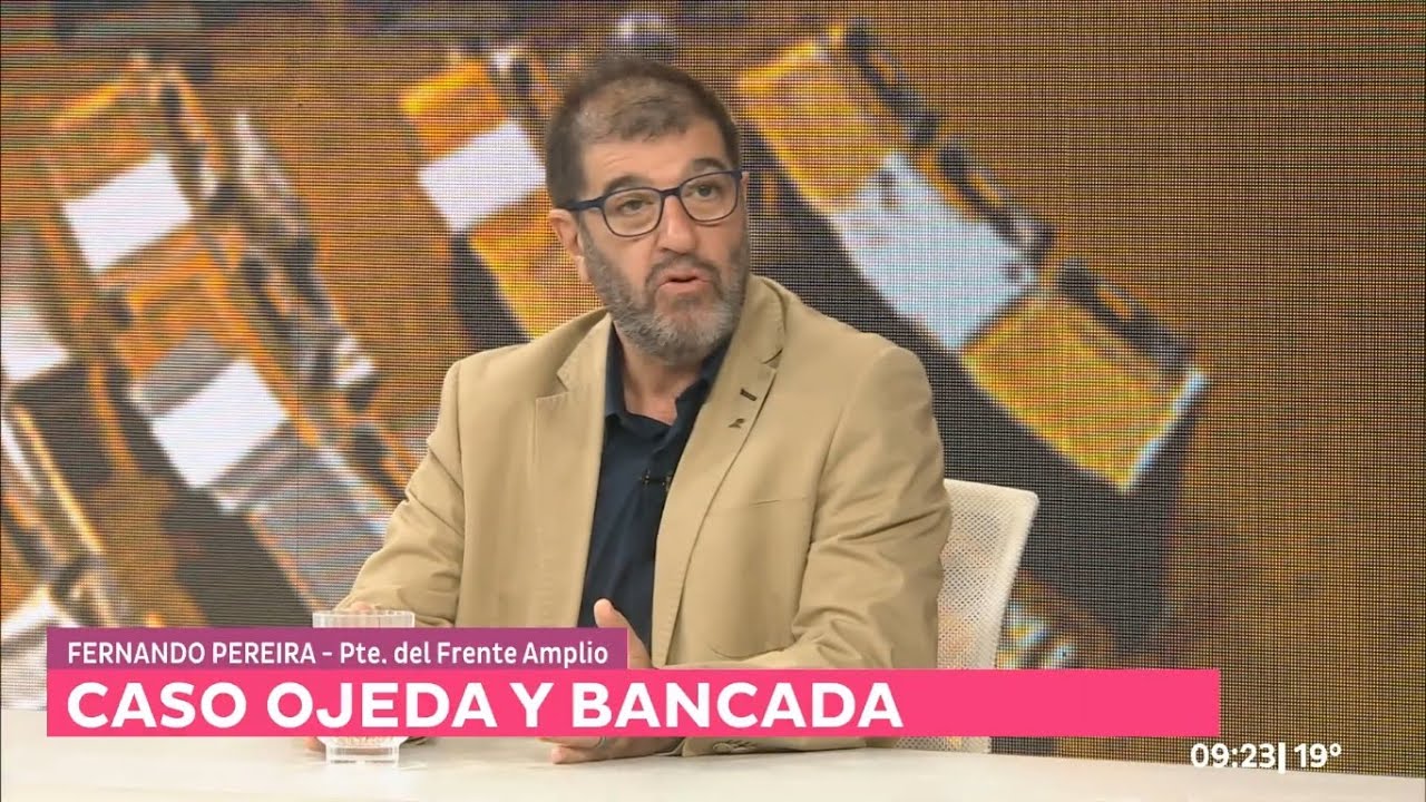 Entrevista al presidente del Frente Amplio, Fernando Pereira