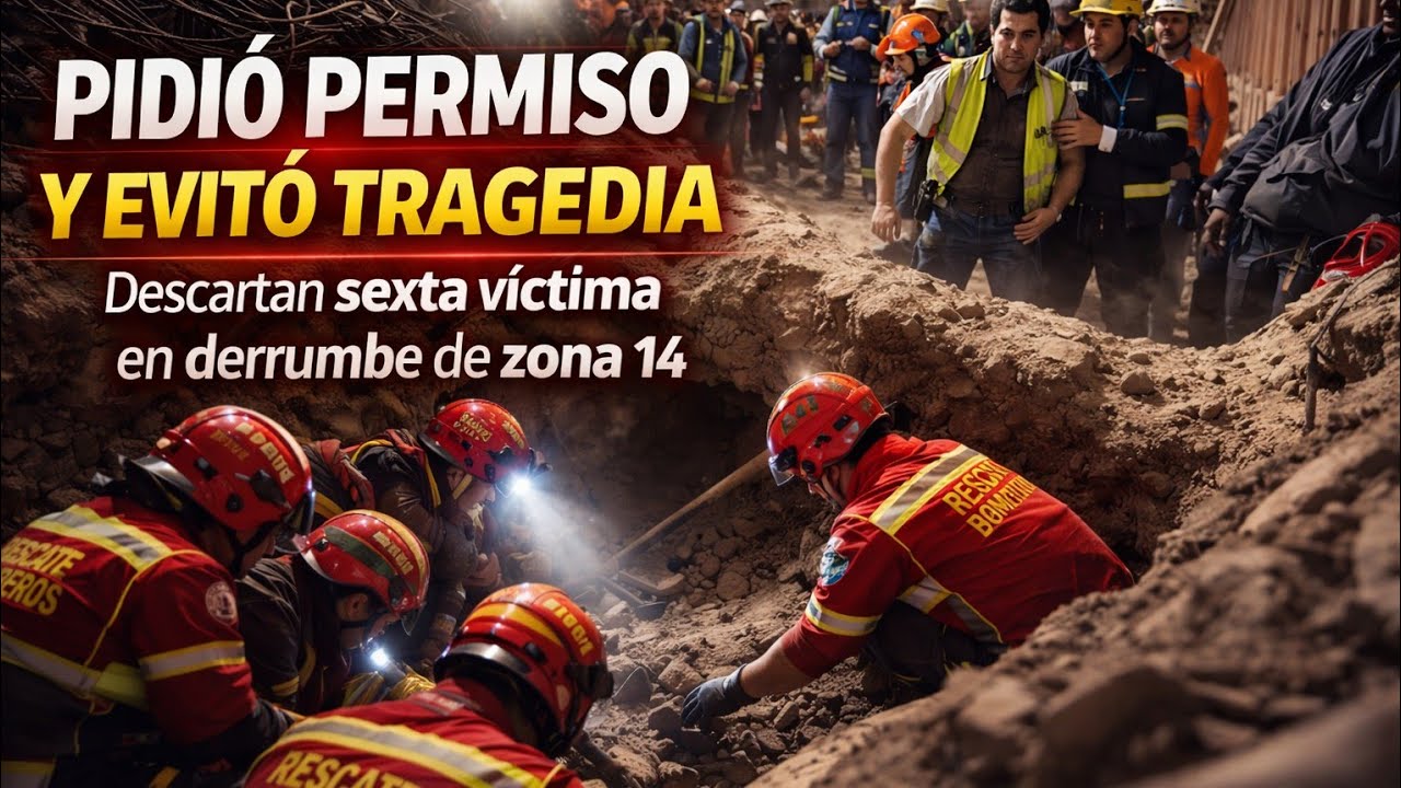 Obrero con permiso laboral se salva de ser la sexta víctima en tragedia de construcción en zona 14