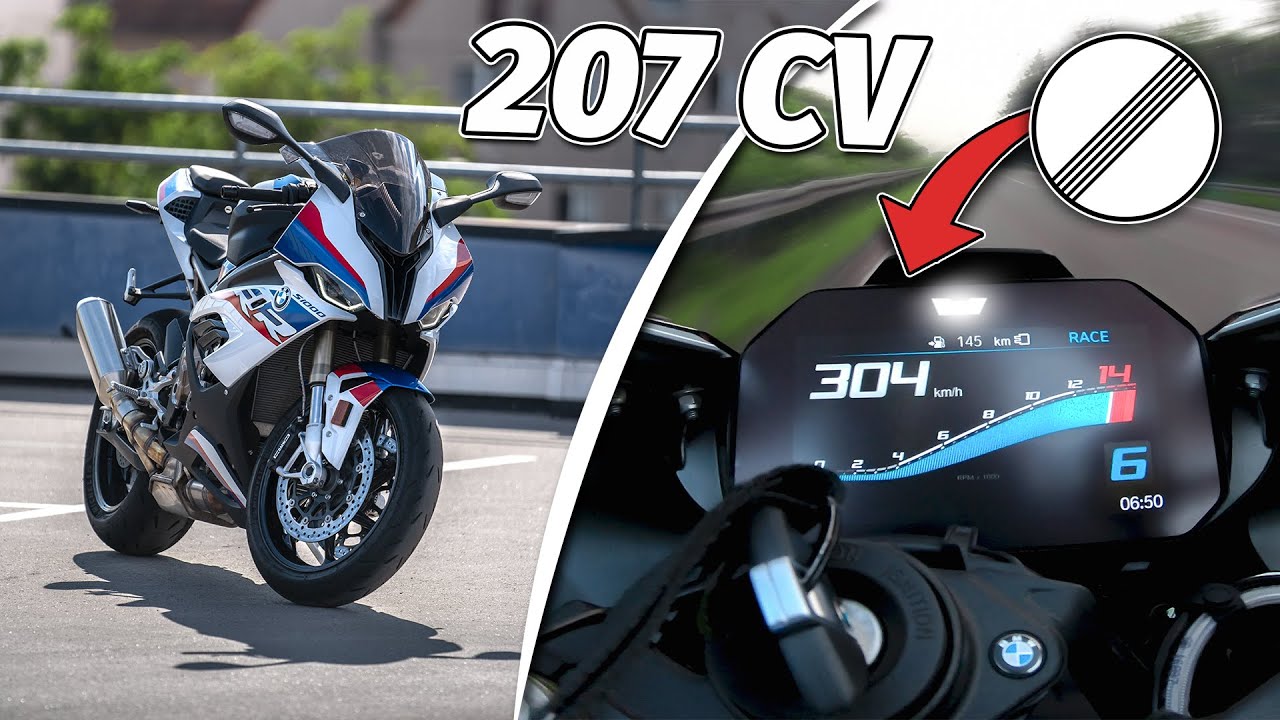 BMW S1000RR 2021 на автобане со скоростью 300 КМ/Ч 🤯