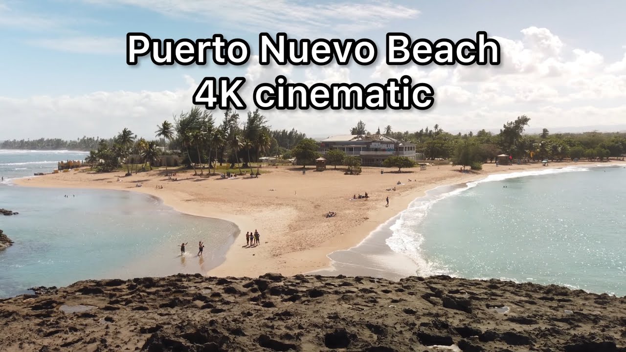 Puerto Nuevo Beach of Vega Baja - 4K cinematic