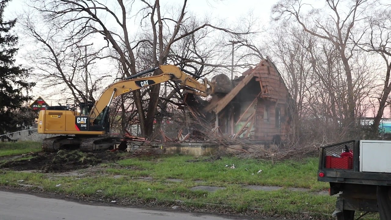 House demolition south of McNichols Campus