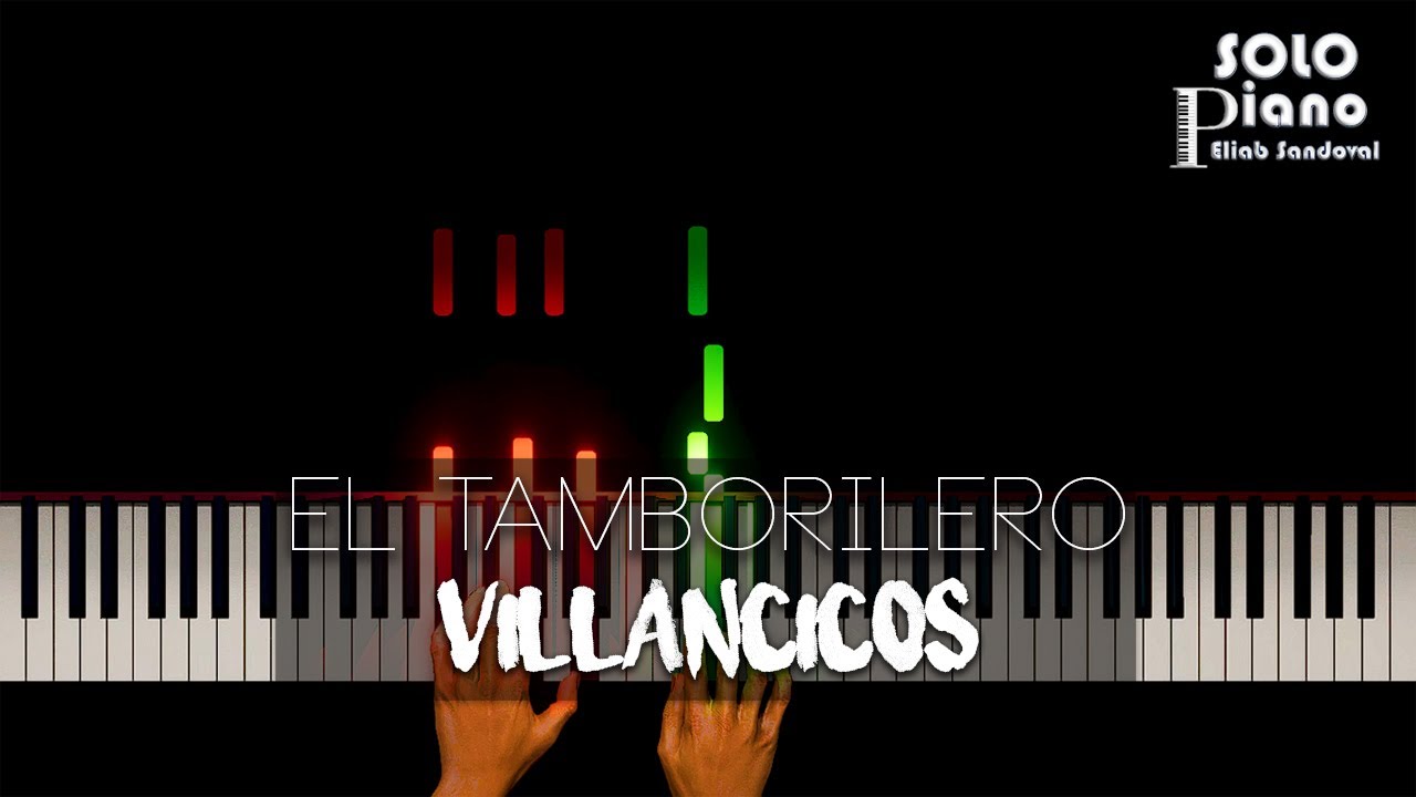 El Tamborilero - Villancicos | Easy Piano Tutorial + Partitura